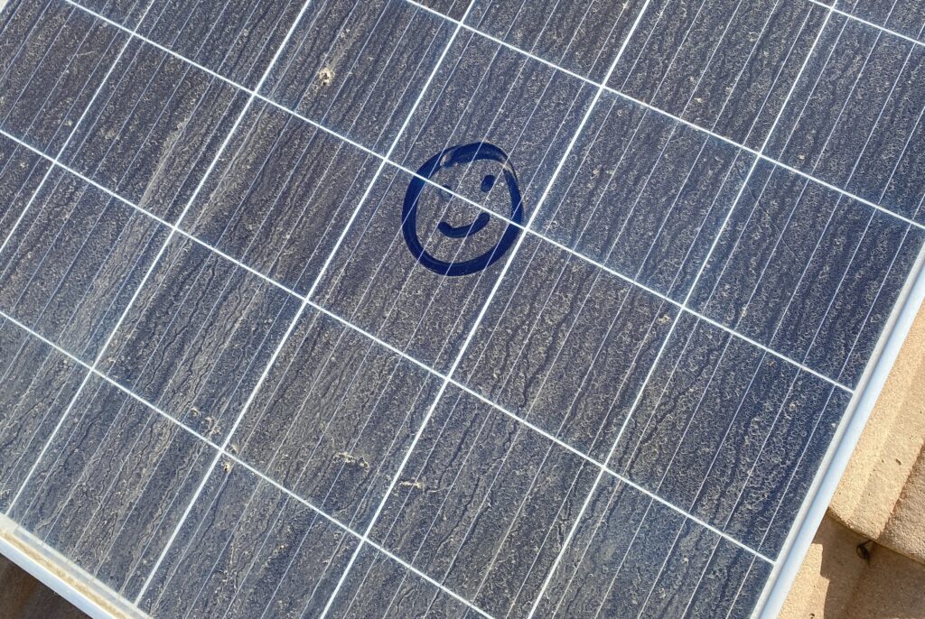 dirty solar panels in Wildomar, CA