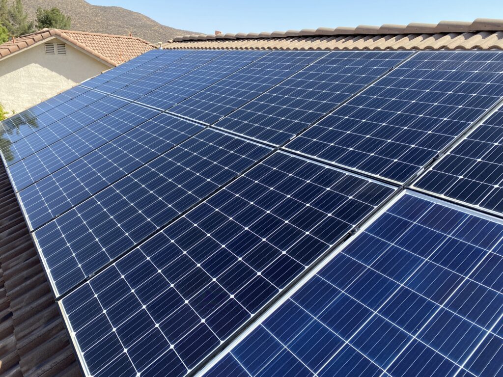 solar panel cleaning in Wildomar, CA