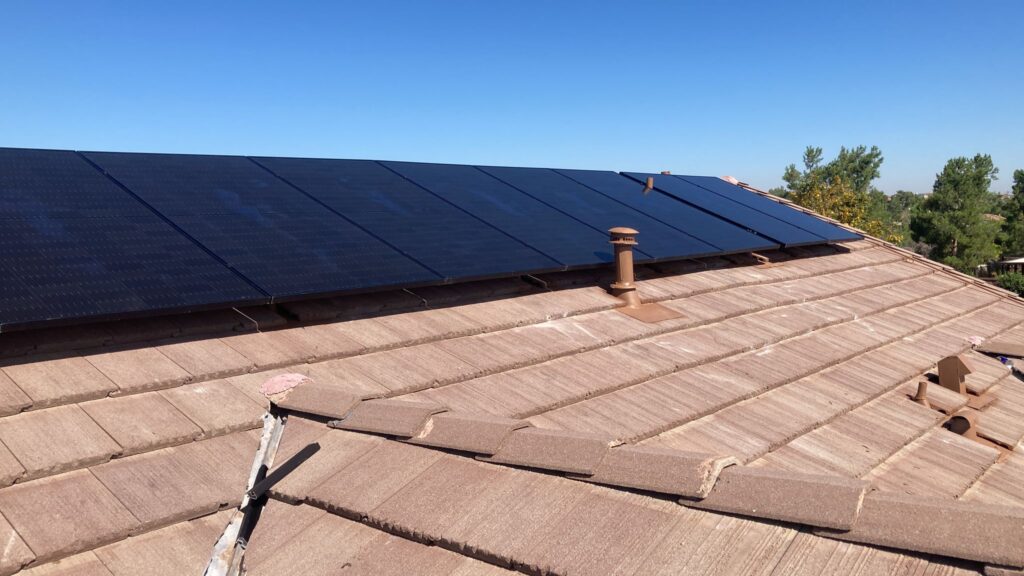 Solar panels installed by Transform Power