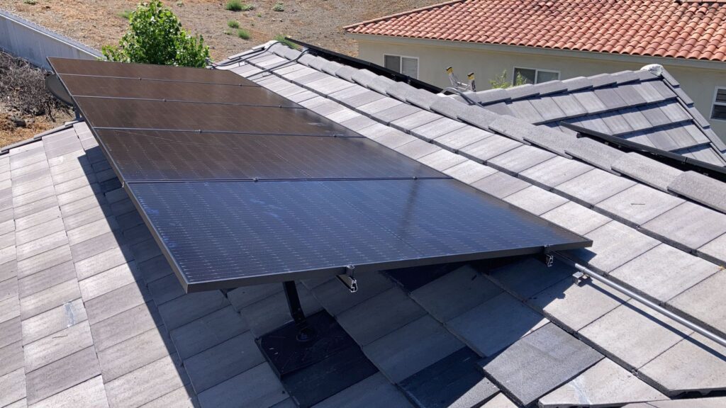 Solar panels installed by Transform Power in Lake Elsinore CA