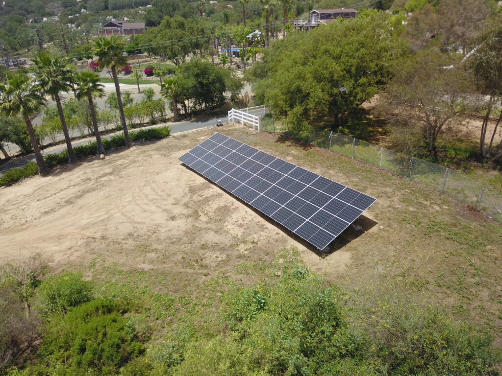 Ground Solar Panel Installation in Temecula